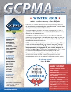 Winter 2018 GCPMA Newsletter